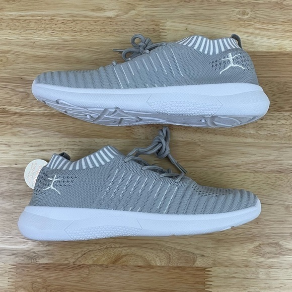 NWOT Danskin Energy Gray Sock Knit Sneakers- Sz 9 - Picture 4 of 9